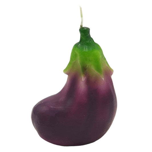 Candle | Standing Aubergine Eggplant