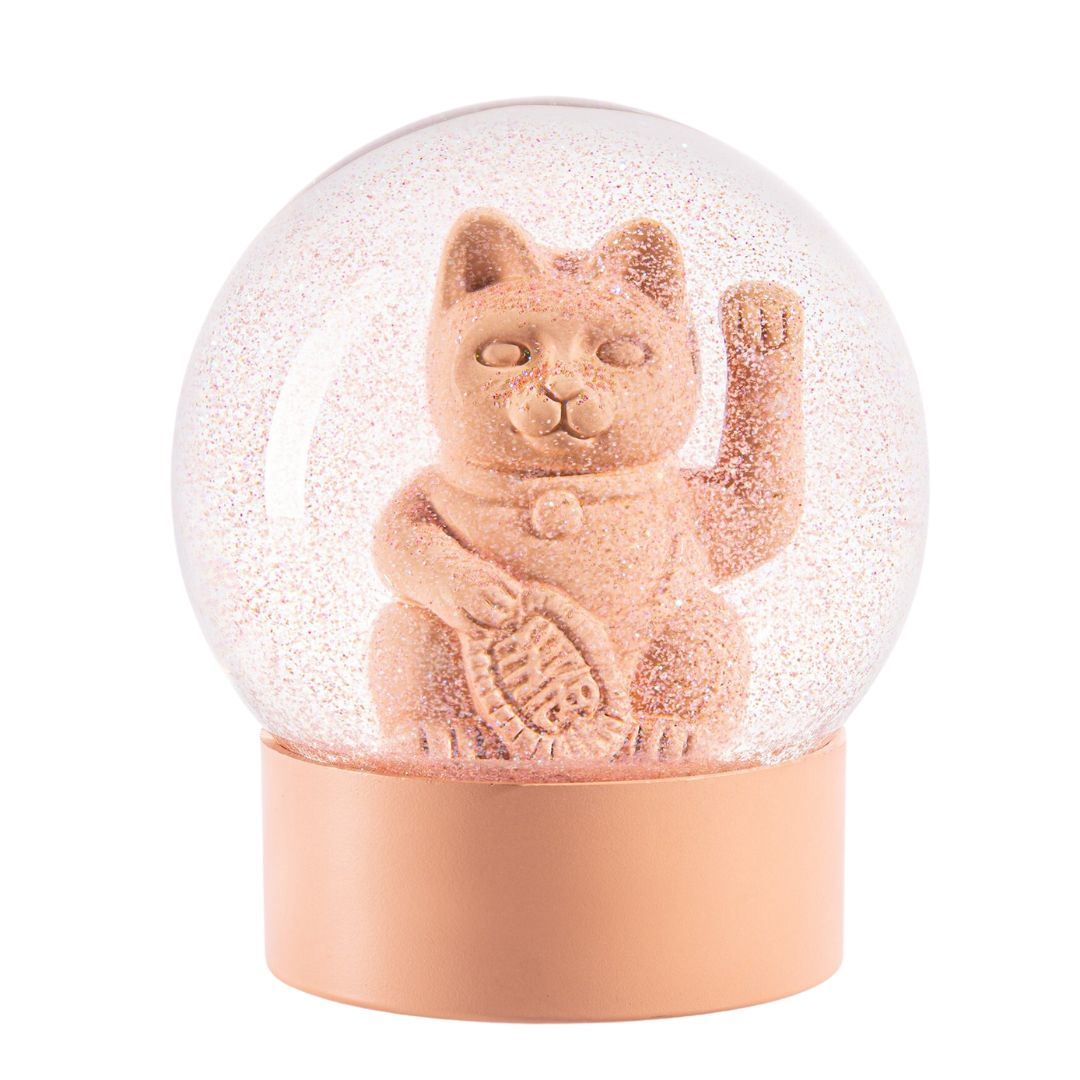 Globe Lucky Cat | Pink