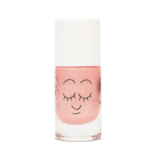 Nailmatic Kids Nail Polish | Peach Glitter